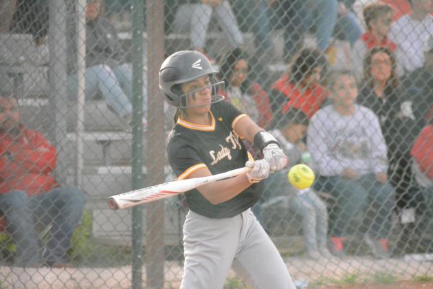TSN Photo/ Jose Jimenez Makayla Rangel swung at a pitch during the game against Sweetwater earlier this season.