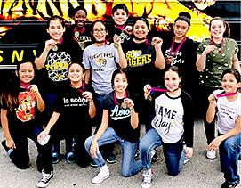 The Snyder seventh grade Black basketball team won the silver bracket of the Brownwood girls’ tournament. Pictured on the front row are (l-r) Stephanie Corona, Mia Castor, Monseratt Gonzales, Sylvia Martinez and Denise Infante. On the back row are Analey Juarez, Heaven Miles, Bethany Avalos, Bianca Larreau, Clarrisa Rios, Miranda Amaya and Madison Jamison.