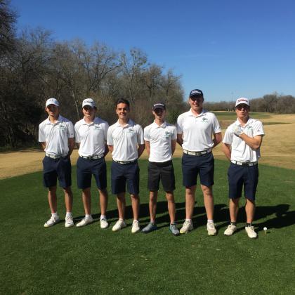 The Western Texas College Westerners finished fourth at the University of the Incarnate Word James S. Litz Memorial Tournament at the Republic Golf Course in San Antonio Monday. Pictured are (l-r) Tucker Tovar, Tate McVay, Jordan Flynn, Piers Berrington, Elliot Fullalove and Jakeb Mikel.