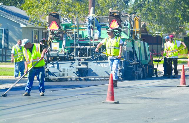 Crews from Nobles Construction continued work on the 37th Street renovation project this morning. City Public Works Director Eli Torres said he hopes the road will be open to traffic by Friday. While work is being done, portions of the road will be closed.