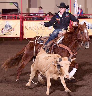 Snyder resident Garrett Hale competed in a steer roping event earlier this year. Hale finished sixth in the average at the Clem McSpadden National Finals Steer Roping on Nov. 23.