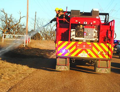 The Snyder Fire Department responded to a controlled burn which got out of control in the 5200 block of CR 2128 at 5:15 p.m. Saturday. Four trucks and 16 firefighters were dispatched to the 15-acre fire.