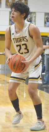 Snyder senior Jayden Samaniego and the Tigers will host Sweetwater at 7:30 p.m. today at the Tiger Gym for their District 5-4A opener. The Lady Tigers will also take on Sweetwater today as they continue district play. That game will start at 6:30 p.m.