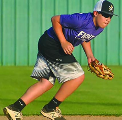 Snyder sophomore Jerek Pena fielded a groundball during a senior league practice last year. Pena is one of many players who lost both their high school baseball and senior league all-star seasons.