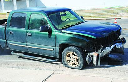 A two-vehicle accident was reported at 10:52 a.m. Monday in front of McDonald’s on College Ave. No injuries were reported and one vehicle was towed by Lubbock Wrecker.