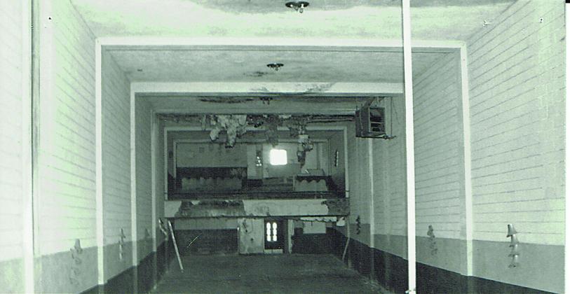 Pictured is the Ritz Community Theatre during its renovation in 1992.