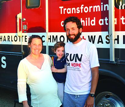 Levi Rizk, along with his wife, Mandy, and daughter, Irie, is traveling across the country to raise money and awareness for the Hope Association’s effort to convert an RV into a mobile clinic for underprivileged children. Rizk runs between 30 and 40 miles per day on his 3,000-mile journey called Run for Hope.