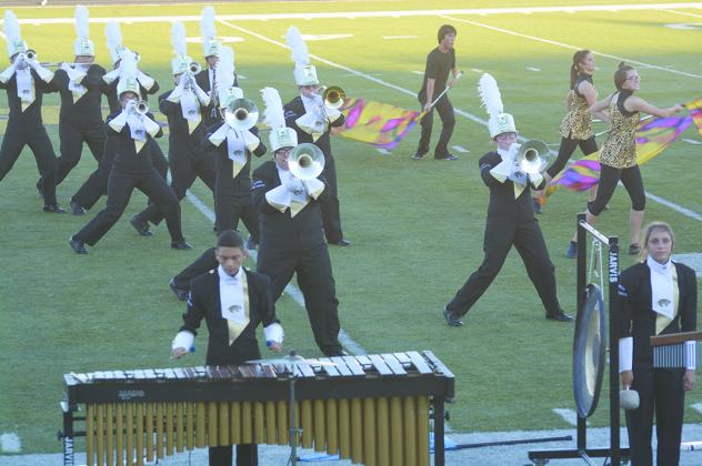 The Snyder High School Pride of the West Marching Band received a Division 2 rating at Monday’s Big Country Marching Festival in Abilene. The band will compete in the University Interscholastic League regional marching contest Monday at Bulldog Stadium in Abilene.