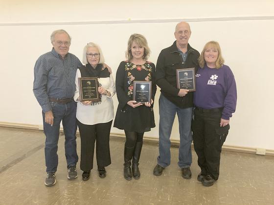 Pictured above are (l-r) 2020 Jack and Ann Smartt award winners Edward and Sonya Vinson, Brooke Proctor and Richard and Debbie Dupree.