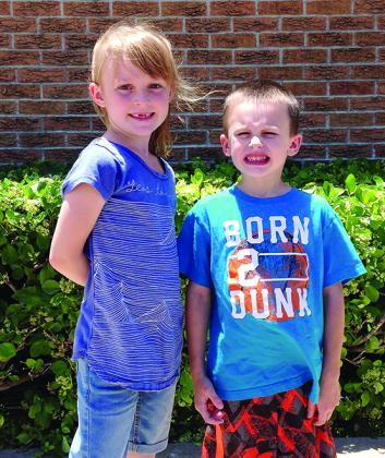 Anna Rosson (left) and Daniel Rosson have participated in Scurry County Library’s activities since they were infants.