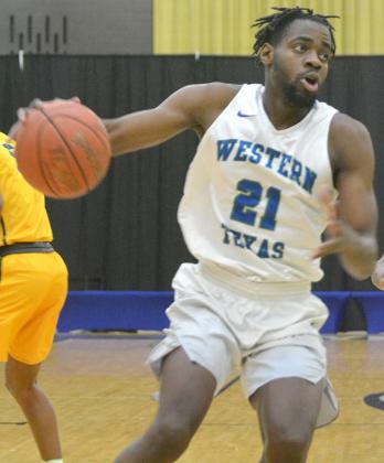 WTC sophomore Tafari Simms scored 21 points in the Westerners’ 81-69 loss to New Mexico Junior College Thursday.