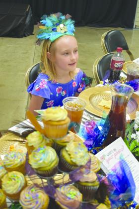 Libby Newman attended Calvary Baptist Church’s Mother-Daughter Tea held Saturday at the Towle Park Armory.