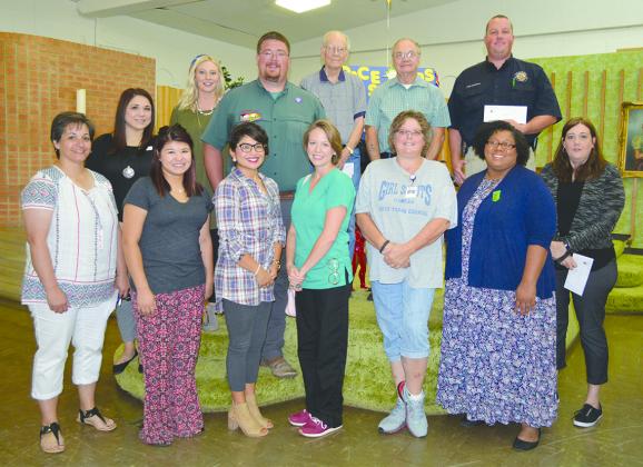 During Tuesday’s 2017-18 campaign kickoff luncheon, Scurry County United Way handed out the  balance of this year’s allocations to eight non-profit organizations. 